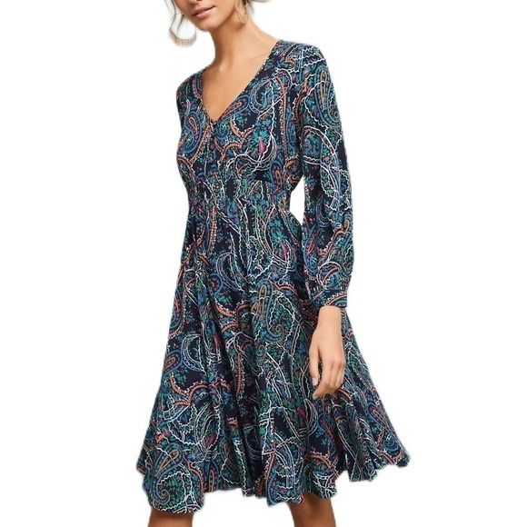 MAEVE by ATHROPOLOGIE Women’s Maplewood Floral Dress - Picture 1 of 16